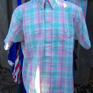 VINTAGE COTTON BUTTON DOWN MEN'S SHIRT